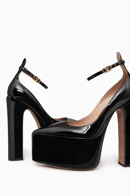 Buy Valentino Garavani Black Valentino Garavani Tan Go 165