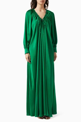 Oversized maxi dress top