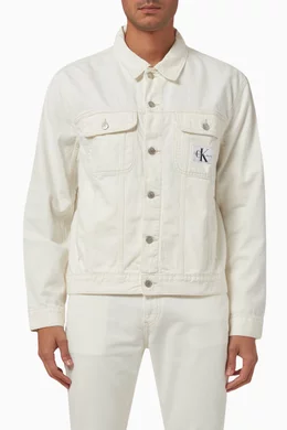 Calvin klein shop white jacket