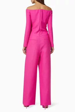 Crepe Couture Jumpsuit for Woman in Pink Pp