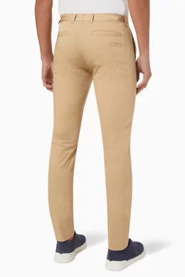 Buy Khaki Sport Fit Stretch Chinos Online at Muftijeans