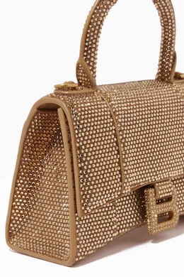 Balenciaga suede bag gold store