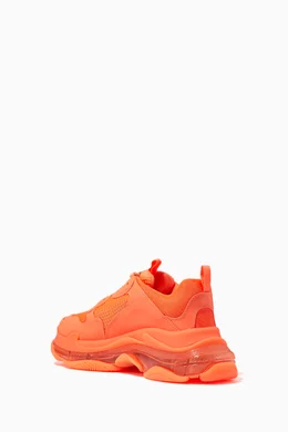 Balenciaga triple s mens orange on sale