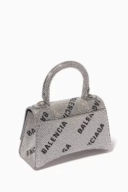 Balenciaga triangle bag glitter store