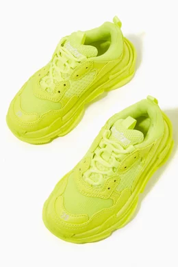 Buy Balenciaga Yellow Triple S Sneakers in Double Foam Mesh for UNISEX in UAE Ounass