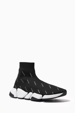 Balenciaga sock shop shoes all white