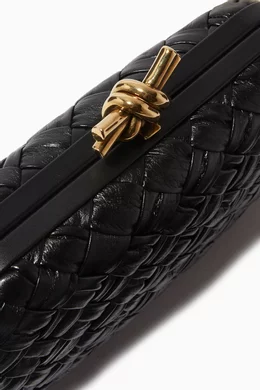 Bottega Veneta Intrecciato Laminated Leather Top Handle Minaudière