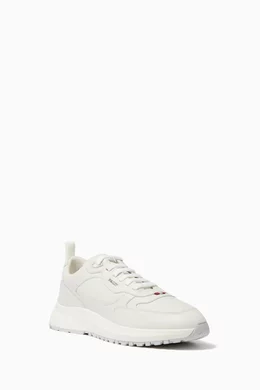 Buy Bally White Dave Sneakers in Calf Leather for Men in UAE Ounass