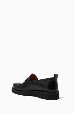 Bally top horsebit loafers