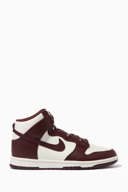 Nike burgundy high tops sale