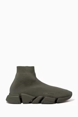 Balenciaga speed knit mens olive 2025