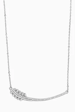 Jewellery shop silver necklace
