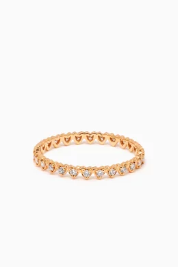Diamond eternity band yellow gold sales