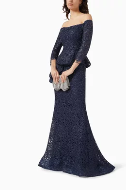 Peplum gown new arrivals