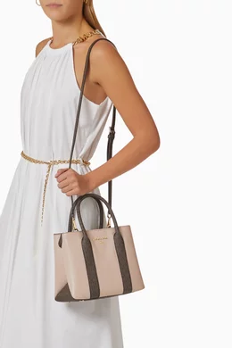 Alessa small pebbled leather satchel hotsell