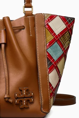 Tory burch 2025 mcgraw patchwork satchel