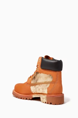 Buy Jimmy Choo Neutral x Timberland Graffiti logo Ankle Boots in