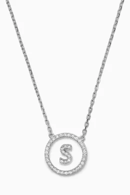 Diamond crystal clearance necklace