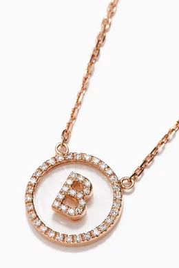 Diamond top crystal necklace