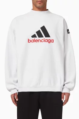 Balenciaga shop white sweatshirt