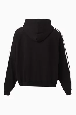 Buy Balenciaga Black x Adidas Large Fit Hoodie in Cotton Terry for