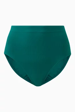 Buy ERES Green Patine High waisted Bikini Briefs for Women in UAE