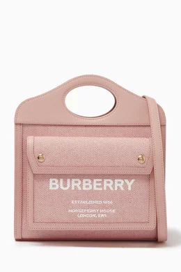 Pink burberry bag new arrivals