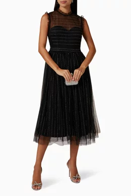 Beaded midi dress on sale