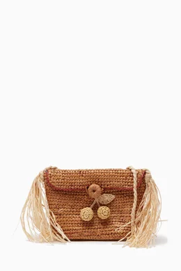 Raffia floral on sale crossbody bag