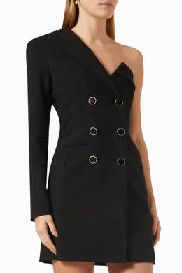 One shoulder tuxedo outlet dress
