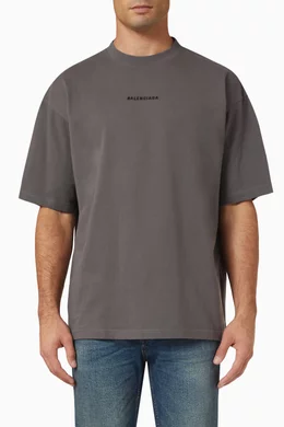 Balenciaga hot sale grey tee