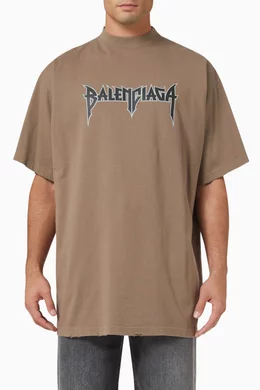 Balenciaga t outlet shirt mens brown