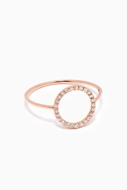 Diamond circle ring online
