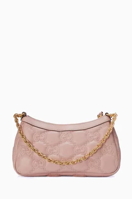 Gucci pink bag gold chain outlet