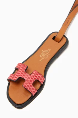 Hermes slipper store charm