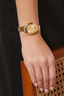 Gold plated watch cheap