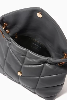 Loulou puffer medium bag in quilted lambskin hot sale
