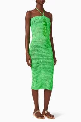 Beaded store crochet dress