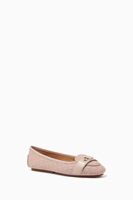 Michael kors signature best sale flats