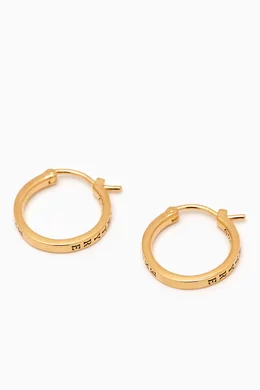 14k gold huggie sales earrings