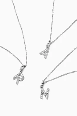 D shop initial necklace
