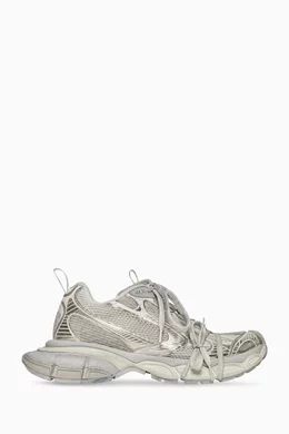 Buy Balenciaga White 3XL Sneakers in Mesh Polyurethane for Men