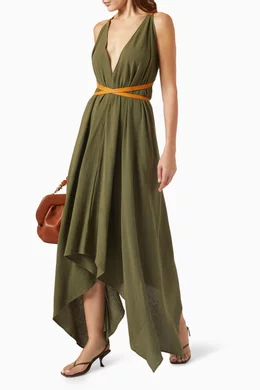 Bcbg golden glow hot sale handkerchief dress