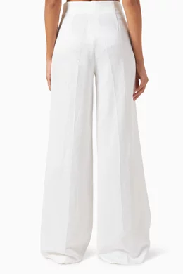 High waist wide leg slacks clearance
