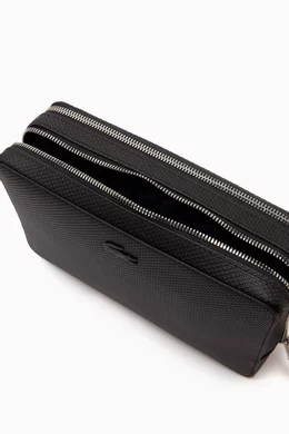 Men's chantaco piqué leather zip pouch cheap