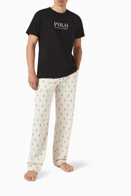 Buy Polo Ralph Lauren Neutral Sleep Pyjamas in Cotton for Men in