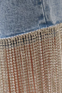 Alice and olivia crystal jeans clearance