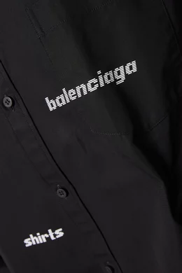 Balenciaga all over print shirt best sale