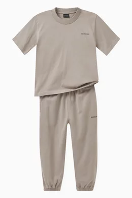 Balenciaga logo pants on sale