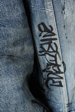 Balenciaga jacket mens silver 2025